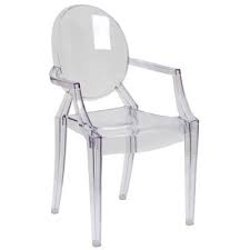 Flash Furniture Ghost Chair With Arms Transparent Crystal Fh124apcclr At Staples Ghost Chair Flash Furniture Reception Room Chairs