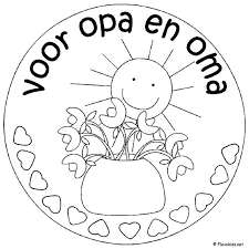 Kijk dan eens op de pagina met opa & oma kleurplaten! Mewarnai Gambar Polos Kleurplaat Over Opa En Oma