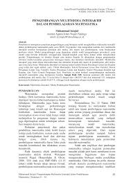 Pembahasan tentang pengertian multimedia, fungsi dan konsep multimedia interaktif. Https Media Neliti Com Media Publications 91305 Id Pengembangan Multimedia Interaktif Dalam Pdf