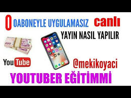 Uygulamasiz 1000 Olmadan Cepten Canli Nasil Yapilir Youtuber Egitimi 2020 Mekikoyaci Egitim Youtube Youtube Egitim Kanal