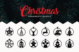 Download Christmas Ornaments Cut Files Graphic By Dtcreativelab Creative Fabrica SVG Cut Files