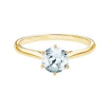 Ouvrez les portes du plus beau magasin du web ! Bague Or Jaune Aigue Marine Lady Gemmyo