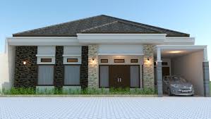 Contoh rumah minimalis dua lantai. Desain Rumah 1 Lantai Lebar 10 M Type 280 Milik Bu Hartini Maros Jasa Desain Rumah