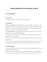 Understanding Sieve Analysis Of Sand