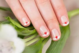 Découvrez la leçon de french manucure inversée en vidéo. Dessin Ongle Pour La Saint Valentin 50 Idees Interessantes