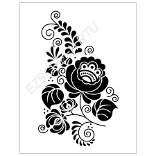 Find & download free graphic resources for floral pattern. Ready To Use Diy Screen Printing Stencil Ornate Flower Floral Design Ezscreenprint