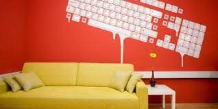 Dann ist unser malen nach zahlen set wohnzimmer genau das richtige für dich! Wand Streichen Ideen Kreative Wandgestaltung Freshouse