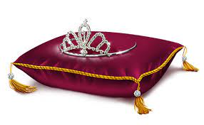 Red Princess Crown Pillow Png Clipart Picture