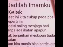 Disini, aku calon isterimu yang akan mendampingimu, sedang berjuang memperbaiki diri, memantaskan diriku. 28 Kata Kata Mutiara Untuk Calon Imam Kata Kata Mutiara Bucin