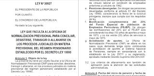 Que es política del gobierno revolucionario de la. Infojurisperu Ley 30927 Que Faculta A La Onp Para Conciliar Desistirse Transigir O Allanarse En Procesos Judiciales De Materia Previsional Sobre El Decreto Ley 19990