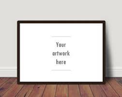 A4 Horizontal Frame Mockup Artwork Mockup Digital Frame Horizontal Mockup Dark Frame Mock U Frame Mockups Free Psd Mockups Templates Free Packaging Mockup