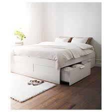brimnes bed frame with storage white luroy full ikea lit rangement cadre de lit lit tiroir