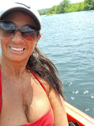 Rocky's first kayaking trip!