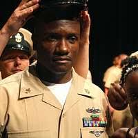 U.S. Marine Col. Daniel M. Whitley, right, the incoming