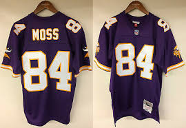 Randy Moss Minnesota Vikings 84 Mitchell Ness 1998 Rookie