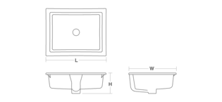 kohler 2882 verticyl rectangular