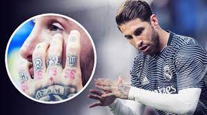 Jun 21, 2021 · a tattoo of lionel messi's iconic celebration for barcelona against real madrid caught the player's eye and now it bears his signature. What Secrets Are Hidden Behind Ramos Tattoos Oh My Goal Youtube