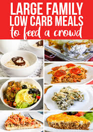 They are excellent for parties, potlucks, covered dish suppers and picnics or anytime there's lots of hungry folks around. Large Family Low Carb Meals To Feed A Crowd Budget Friendly Too Large Family Table