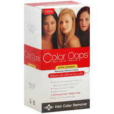I used something like color oops on my dark dark brown hair last night. Color Oops Hair Color Remover Extra Strength 1 Ea Buy Online In Angola At Angola Desertcart Com Productid 60531073