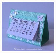 Stampin Up Handmade Desk Calendar Handmade Desk Calendar Diy Desk Calendar Desk Calendar Craft