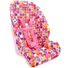 Joovy Toy Booster Seat Pink Dot Baby Doll Car Seat Baby Dolls For Kids Baby Doll Nursery