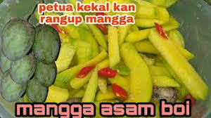 The superb combination of sweetness, saltiness and sourness in this drink make it a perfect thirst quencher too. Jeruk Mangga Asam Boi 13