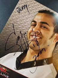 TNA The Guru SONJAY DUTT Signed Color Wrestling Photo 8" X 10" Personalized 