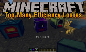 · once it comes up, you will have to confirm the changes by . Too Many Efficiency Losses Mod 1 12 2 Disable Efficiency Loss 9minecraft Net