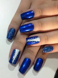 Black And Blue Nail Designs 26 Cute Nail Art Designs Best Nail Art Designs Blue Nail Designs Corset Nails