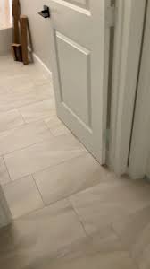 Installation Of 12 24 Porcelain Tile On Entire Floor With 1 16 Spacer We Use Cq Grout From Mapei Products Wi In 2020 Flooring Porcelain Floor Tiles Floor Tile Design