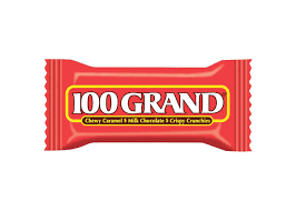 100 Grand Fun Size Chocolate Candy Bars 10oz Five And Dime Sweets