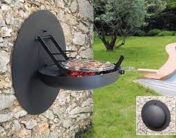 Garden Grill Just Put It On A Fire Safe Wall Modern Outdoor Grills Grill Design Outdoor Decor