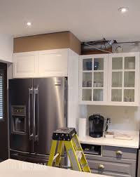 diy: how to disguise a kitchen soffit