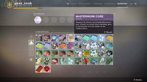 In addition to a cool gold border and a kill tracker. Destiny 2 Forsaken Masterwork Cores Best Way To Get