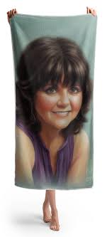 Linda Ronstadt, Music Legend #4 Bath Towel by Esoterica Art Agency