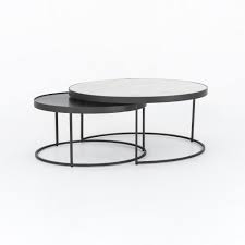Evelyn Round Nesting Coffee Table Irck 367 By Four Hands