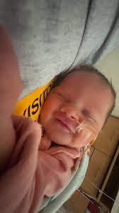 New baby in nicu after premature birth