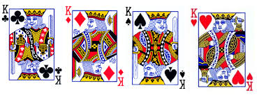 Serious blond man who will be your protector. In A Standard Deck Of Playing Cards The King Of Hearts Is The Only King Without A Mustache Mildlyinteresting