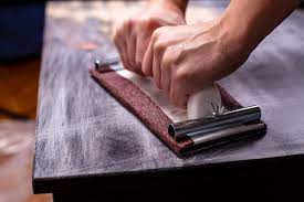 But for most refinishing, varnish or penetrating resin is probably the best choice. How To Refinish Your Wood Table Or Dresser True Value