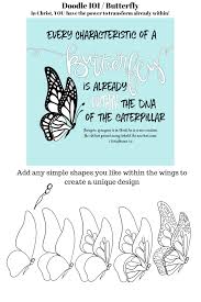 Living An Art Filled Life Creativity Is A God Given Ability To Take Something Ordinary And Make It Into Somet Bible Art Journaling Butterfly Drawing Doodles