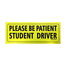 All magnetic student driver signs can damage your car if left on for an extended period of time. Please Be Patient Car Sticker Student Driver Magnets Reflective Vehicle Car Sign Sticker Decals Car Sticker Accessories Car Stickers Aliexpress