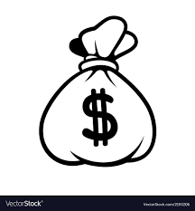 Dollar Money Icon With Bag Royalty Free Vector Image Money Icons Money Bag Tattoo Tattoo Flash Art