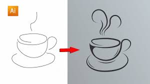 Affordable and search from millions of royalty free images, photos vector illustration, angkringan symbol or logo for street vendors. Cara Membuat Logo Cangkir Kopi Adobe Illustrator Tutorial Youtube