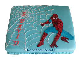 Peter benjamin parker alias spider man ist ein waisenkind, welches bei seiner fürsorglichen tante may und seinem onkel ben in new york aufwächst. Spider Man Torte Die Kindergeburtstagstorte Fur Comicfans Konditorei Natalja