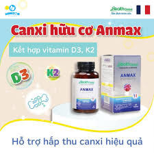 Canxi hữu cơ ANMAX Health Golbal của Pháp chính hãng
