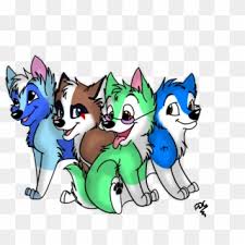 Anime wolf coloring pages getcoloringpages com. Anime Wolf Pups Playing Cartoon Clipart 5904690 Pikpng