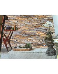 Taş desenli duvar kağıtları nerelerde kullanılır? 3 Boyutlu Kirma Tas Desenli Duvar Kagidi