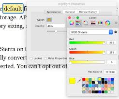 After that, click on 'ok' button. Highlight Colors In Preview Are Too Dark Apple Community