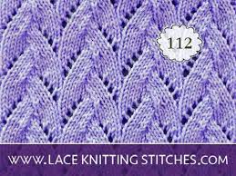 Instead of just using the knit stitch for just one stitch, you insert your needle into three loops at the same time and knit as as normal. Lace Knitting 112 Lace Knitting Stitches