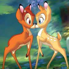 Bambi Kiss So Cute Disney Ukulele Disney Cuties Disney Movie Scenes